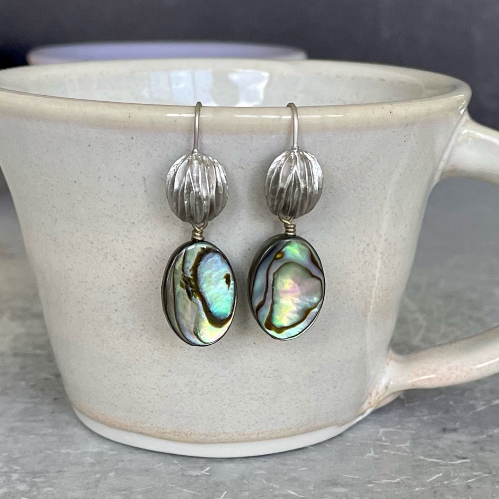 Abalone earrings